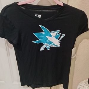 San Jose Sharks Kid's Tshirts Size 10-12 years old